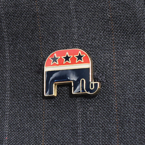 Republican Logo Lapel Pin 150409 Alt Image 1