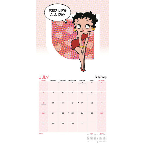 Betty Boop 2025 Wall Calendar 9781529815429 Alt Image 1