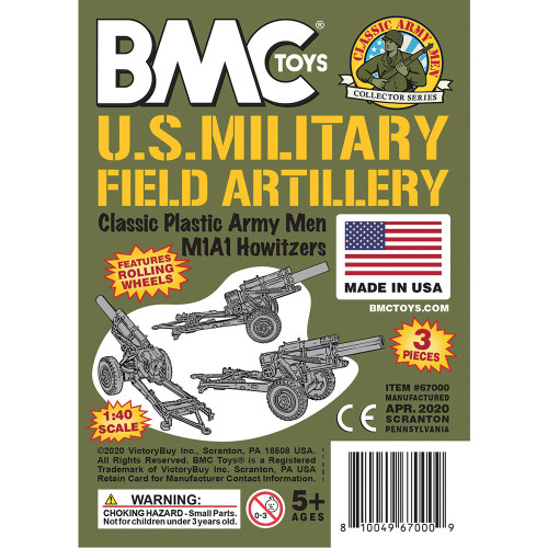 3-pc Field Artillery 1/24 Plastic Model VICTORYBUY (BMC-67000) Alt Image 5