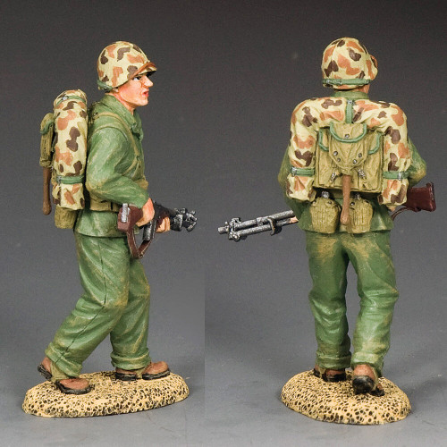 U.S. Marine w/ B.A.R. 1/30 Figure - USMC070 K&C (USMC070) Alt Image 1