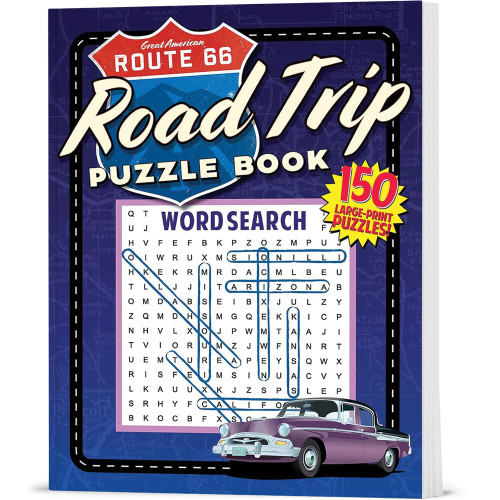 The Great American Route 66 Puzzle Book GRAB A PENCIL PRESS (9781945187674) Main Image