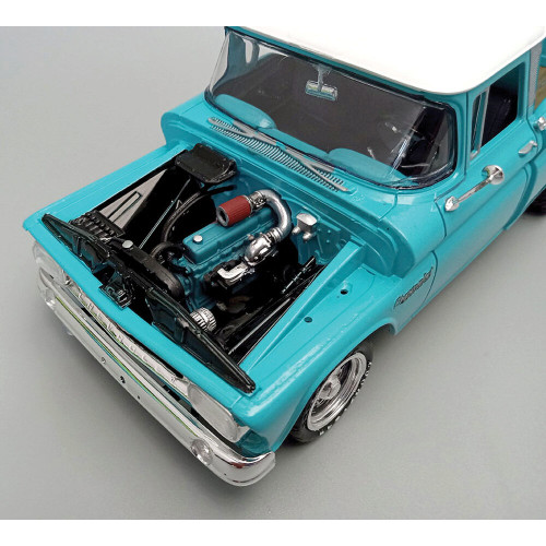 1960 Chevy Apache Pickup Street Machine 1/25 Kit AMT MODELS (AMT1444) Alt Image 4