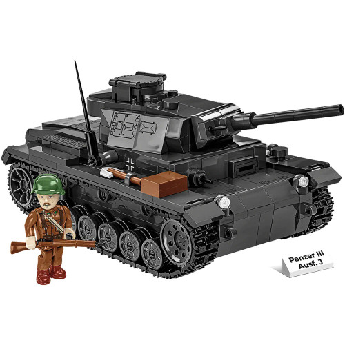Panzer III Ausf.J 1/35 Building Block Model - 590 Pieces Cobi Block (2289) Alt Image 1