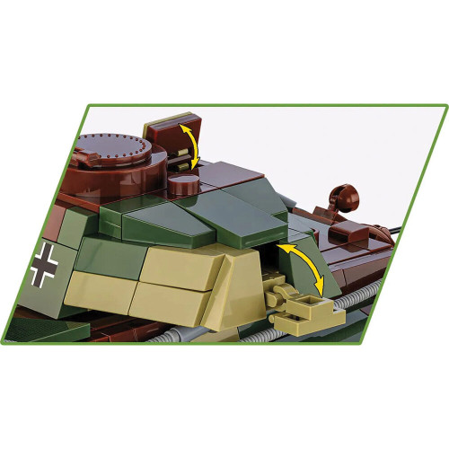 Panzer VI Ausf.B King Tiger 1/35 Building Block Model - 802  Cobi Block (3113) Alt Image 7