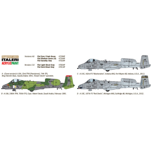 A-10 Thunderbolt II 1/72 Kit Alt Image 3