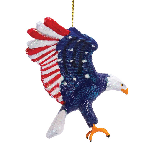 Stars and Stripes Eagle Ornament C8296 Alt Image 3