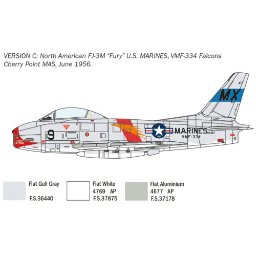 FJ-2/3 Fury 1/48 Kit Italeri (2811s) Alt Image 5