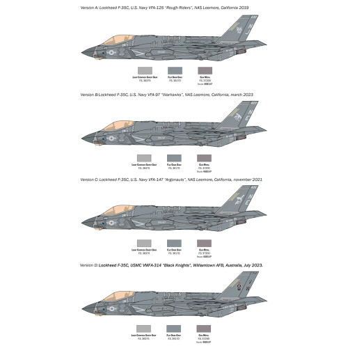 F-35C Lightning II 1/72 Kit - ITA1469 Italeri (ITA1469) Alt Image 3
