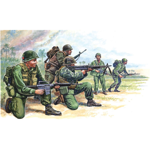 American Special Forces (Vietnam) 1/72 Plastic Figures Main Image