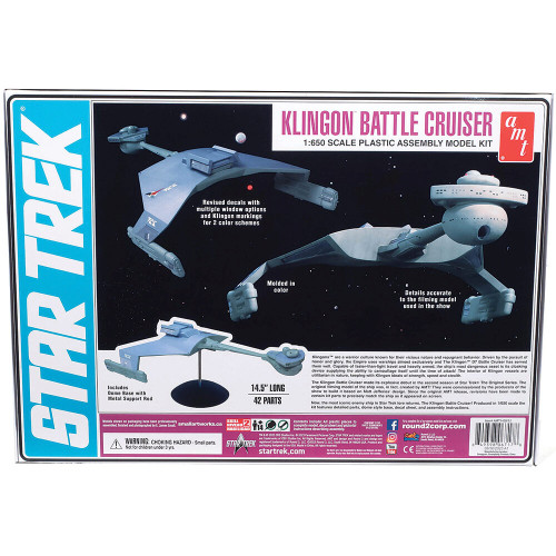 Star Trek: Original Series Klingon Battle Cruiser 1/650 Kit Alt Image 1