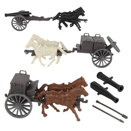 American Civil War 1/32 Artillery Transport Set BMC Toys (67393) Main Image