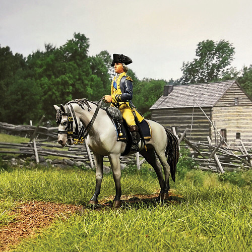 General George Washington Mounted on Horse 1/30 Figure William Britain (16208) Alt Image 1