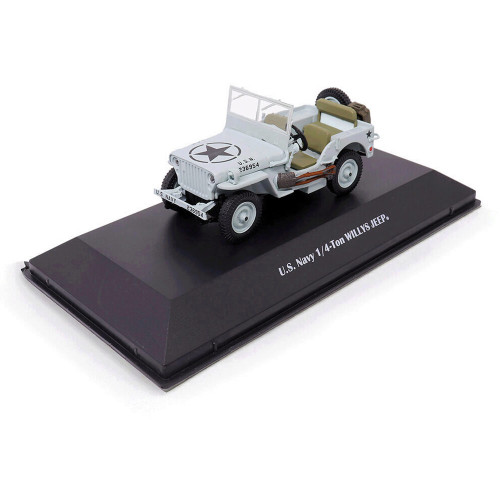 1/4-Ton WILLYS JEEP 1/43 Die Cast Model - U.S. Navy MILITARIA DIECAST (24217-44) Alt Image 6