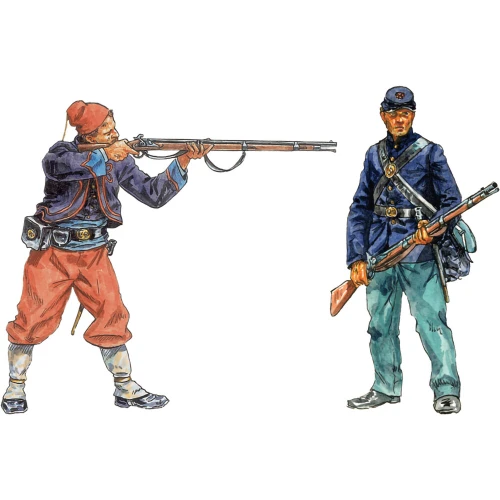Zuaves 1/72 Plastic Figures Italeri (6012) Alt Image 2