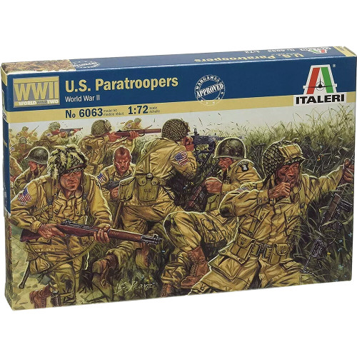 U.S. WWII Paratroopers 1/72 Figures Italeri (6063) Main Image