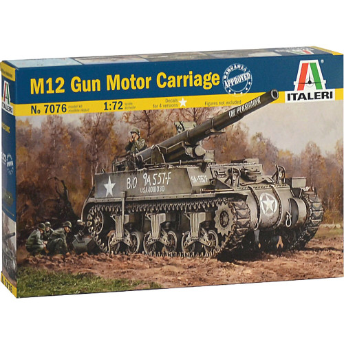 M12 Gun Motor Carriage 1/72 Kit Italeri (7076) Main Image
