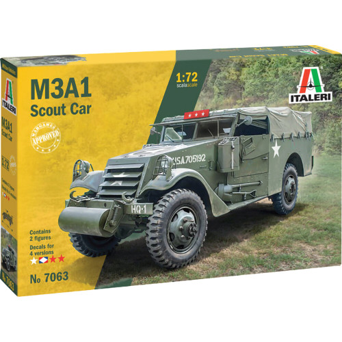 M3A1 Scout Car 1/72 Kit Italeri (7063) Main Image