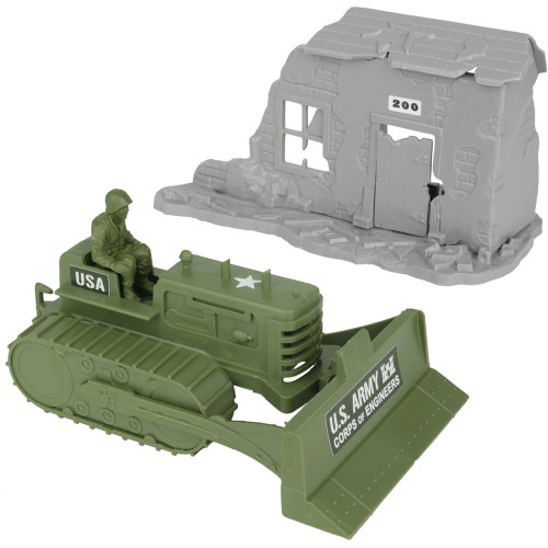 Bulldozer Building 1/32 Plastic Set BMC-48557 Main Image