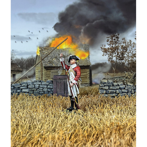British 43rd Regiment, Ramming Cartridge 1/30 Figure William Britain (16199) Alt Image 1