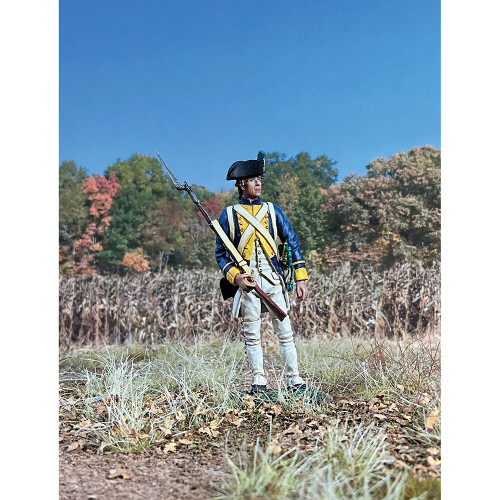 French Royal Duex-Ponts Sergeant 1/30 Figure - 1781     William Britain (16187) Alt Image 1