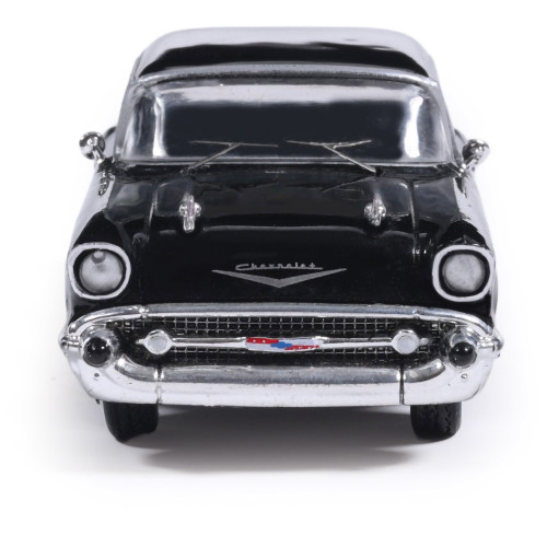 1957 Chevrolet One-Fifty Sedan - Onyx Black and India Ivory Alt Image 5