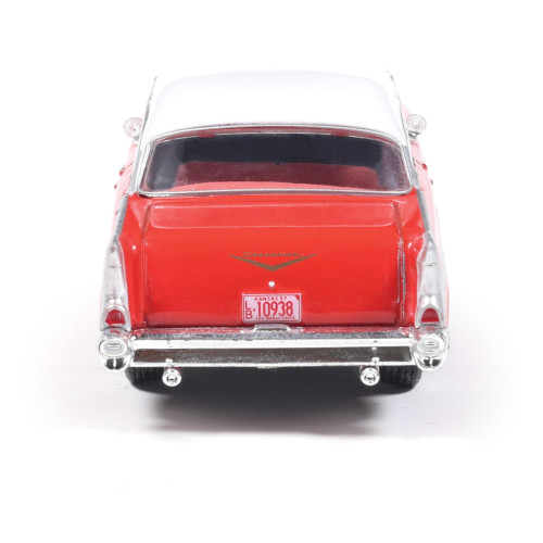 1957 Chevrolet Bel Air Sedan - Matador Red and India Ivory Alt Image 6