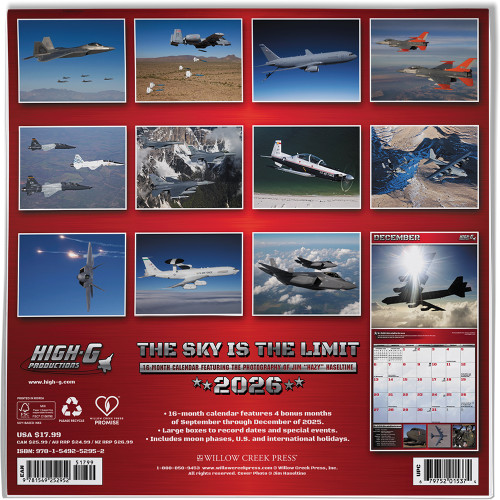 THE SKY IS THE LIMIT 2026 WALL CALENDAR 52952 Alt Image 1