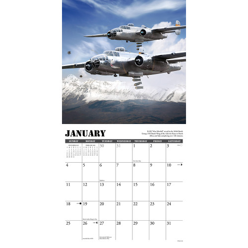 WARBIRDS OF WWII 2026 WALL CALENDAR 53096 Alt Image 2