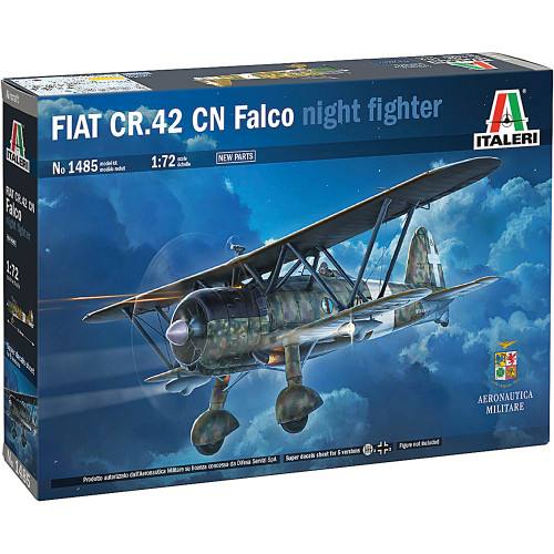 FIAT CR.42 CN Falco Night Fighter 1/72 Kit Italeri (1485) Main Image