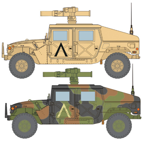 HMMWV M966 TOW Carrier 1/35 Kit Italeri (6598) Alt Image 3
