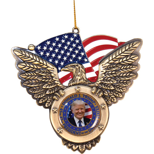 President Trump American Eagle Ornament  D4802 Main Image
