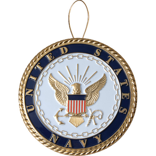 Navy Emblem Ornament  85-71125 Main Image