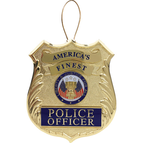 Police Badge Ornament  85-71130 Main Image