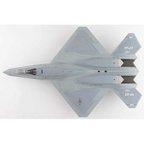 YF-23 Black Widow II 1/72 Die Cast Model Gray Ghost PAV-2 1990 (with 3 xAIM-1202 xAIM-9) Alt Image 4