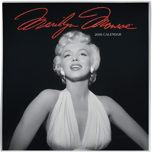 Marilyn Monroe B&W 2026 Wall Calendar Carousel (261114) Main Image