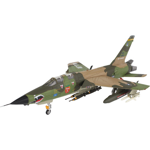 F-105F Thunderchief 1/72 Die Cast Model Peach 91 128th TFS Dobbins 24 May 1983 Main Image