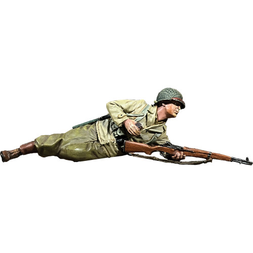 U.S. Infantryman Prone Loading M1 Garand 1943-45 1/30 Figur WILLIAM BRITAIN (25288) Main Image