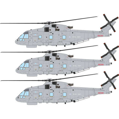 AW101 Merlin 1/72 Kit Alt Image 3