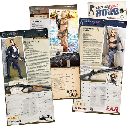 TACTICAL GIRLS 2026 WALL CALENDAR Alt Image 1