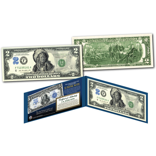 1899 Indian Chief $2 Bill Main Image