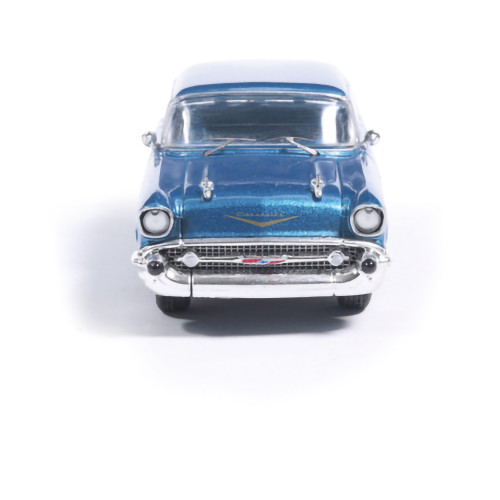 1957 Chevrolet Bel Air Sedan with Continental Kit - Harbor Blue Alt Image 5