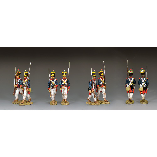 Santa Anna's Soldier Marching to Battle 1/30 Figure Set A K&C (RTA125) Alt Image 1