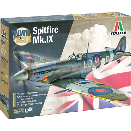 Spitfire Mk. IX 1/48 Kit - Aces Italeri (2843) | Military Issue