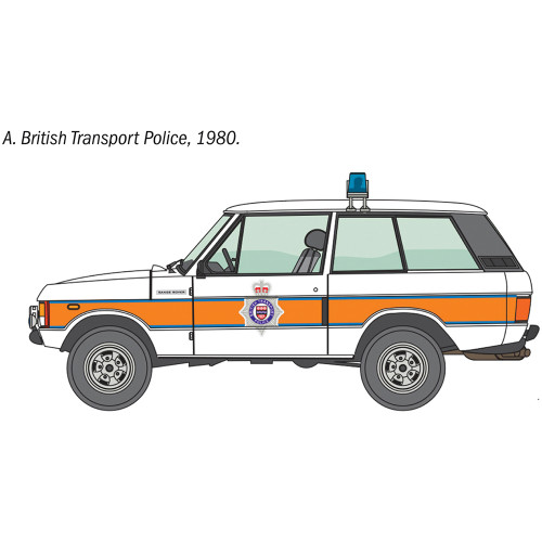 Range Rover Police 1/24 Kit Italeri (93661) Alt Image 3