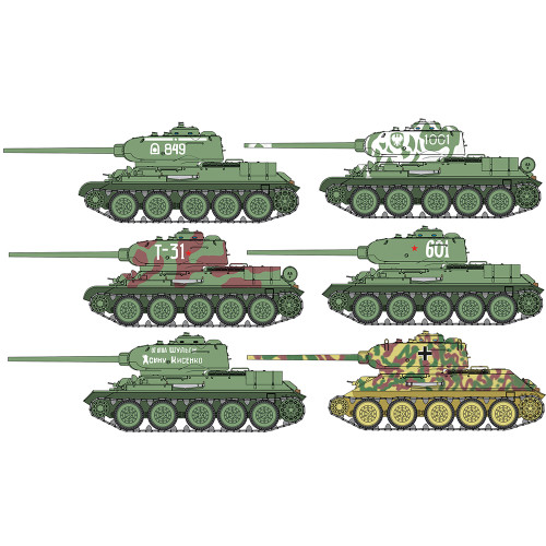 T34/85 Medium Tank 1/35 Kit Alt Image 3
