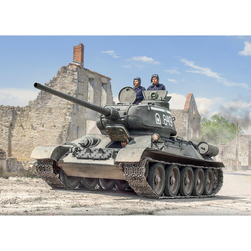 T34/85 Medium Tank 1/35 Kit Alt Image 1