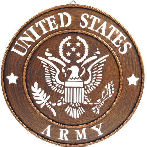 U.S. Army Metal Sign Iron and Blossom (18115) Main Image