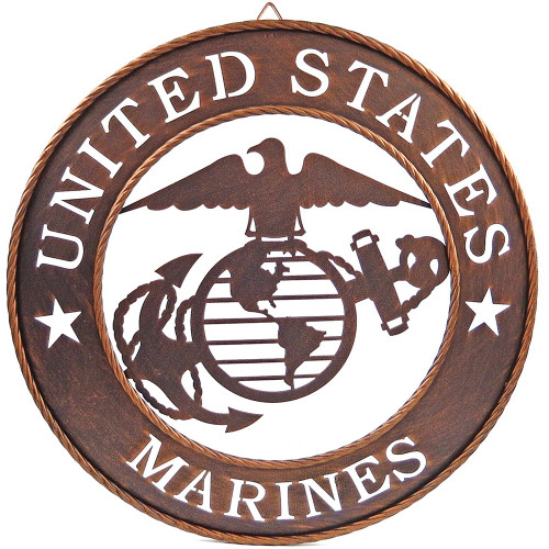 U.S. Marines Metal Sign Iron and Blossom (18104) Main Image