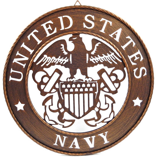 U.S. Navy Metal Sign Iron and Blossom (18116) Main Image