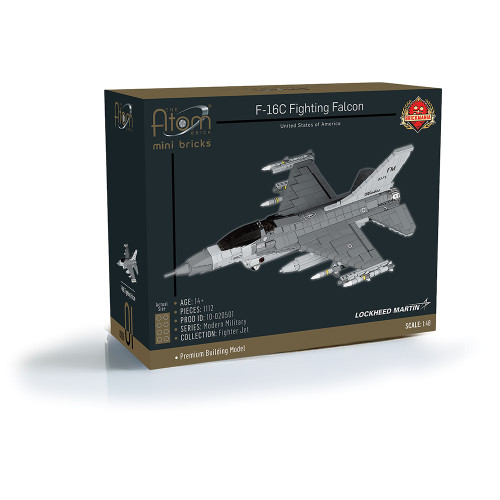 F- 16C Fighting Falcon Building Block Model - 1112 Pieces Alt Image 4